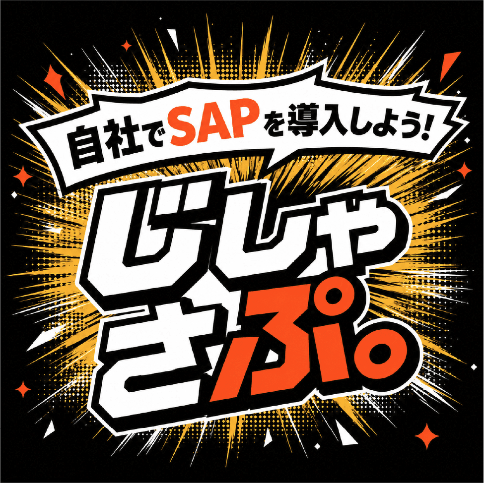 自社でSAPを導入しよう！じしゃさぷ。